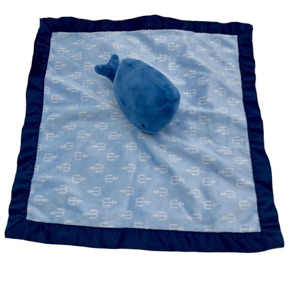 cloud island Toys Cloud Island Blue Whale Baby Blanket Lovey